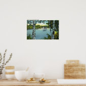 Ansicht eines Dampfers auf dem Songo River Poster (Küche)