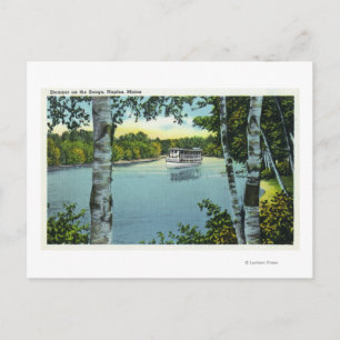 Ansicht eines Dampfers auf dem Songo River Postkarte