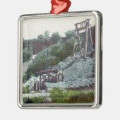 Ansicht eines Diamanten MineOroville, CA Silbernes Ornament (Links)
