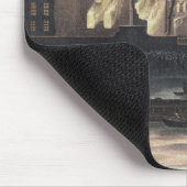 Ansicht eines Feuers an Whitehall-Palast Mousepad (Ecke)