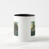 Ansicht eines Logging-Teams auf einem gefallenen R Tasse (Zentrum)