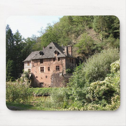 Ansicht eines Manorhauses (Foto) Mousepad (Vorne)