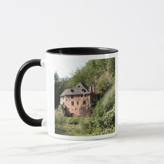 Ansicht eines Manorhauses (Foto) Tasse (Links)