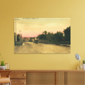 Ansicht eines Model-T-Fords auf dem Boulevard Leinwanddruck (Insitu (Wohnzimmer))