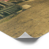 Ansicht eines Model-T-Fords auf dem Boulevard Poster (Ecke)