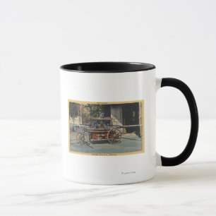 Ansicht eines Motors "alten Papeetes" Tasse