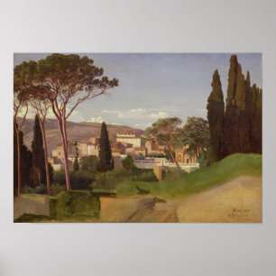 Ansicht eines römischen Landhauses, 1844 Poster