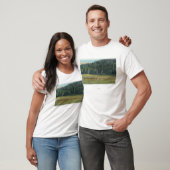 Ansicht eines Satzes weiden lassender Rotwild T-Shirt (Unisex)