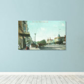 Ansicht eines Street ScenePacific Grove, CA Leinwanddruck (Insitu (Holzboden))