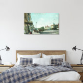 Ansicht eines Street ScenePacific Grove, CA Leinwanddruck (Insitu (Schlafzimmer))