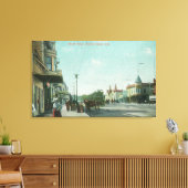 Ansicht eines Street ScenePacific Grove, CA Leinwanddruck (Insitu (Wohnzimmer))