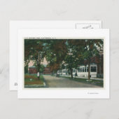 Ansicht eines US-Militärlagers Postkarte (Vorne/Hinten)