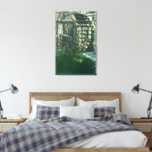 Ansicht eines WasserradsRedding, CA Leinwanddruck (Insitu (Schlafzimmer))