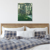 Ansicht eines WasserradsRedding, CA Leinwanddruck (Insitu (Schlafzimmer))