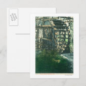 Ansicht eines WasserradsRedding, CA Postkarte (Vorne/Hinten)