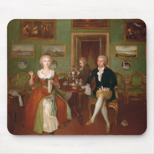 Ansicht eines zeichnenden Raumes, 1780 Mousepad (Vorne)