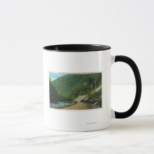 Ansicht entlang kalten Fluss der Oststeigung von Tasse