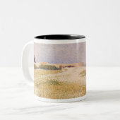 Ansicht Georges Pierre Seurat | des Forts Samson, Zweifarbige Tasse (Vorderseite Links)