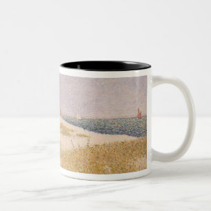 Ansicht Georges Pierre Seurat   des Forts Samson, Zweifarbige Tasse