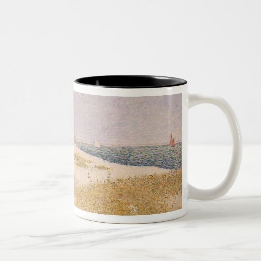 Ansicht Georges Pierre Seurat | des Forts Samson, Zweifarbige Tasse (Rechts)
