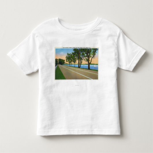 Ansicht Hwy Weg-5 von Seneca See Kleinkind T-shirt (Vorderseite)