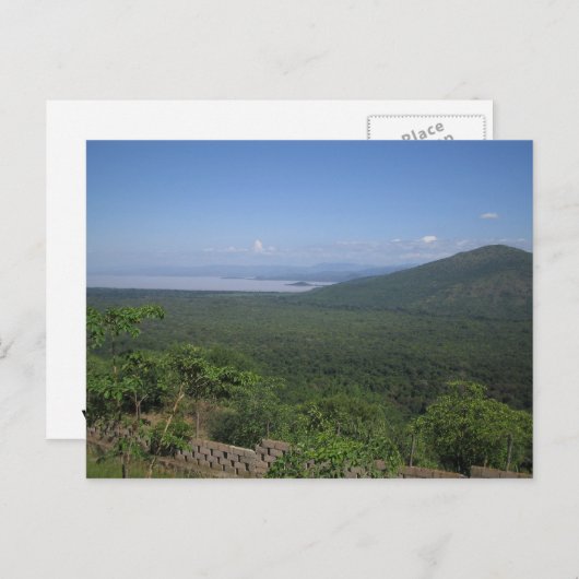 Ansicht in Arba Minch Postkarte (Vorne/Hinten)