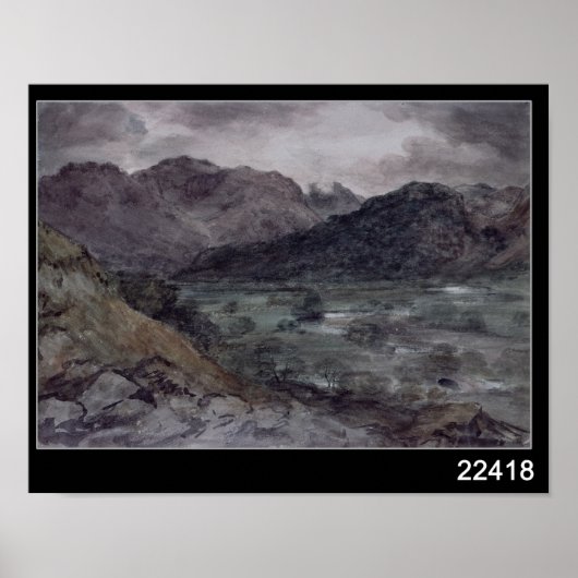 Ansicht in Borrowdale Poster (Vorne)