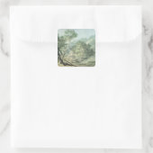 Ansicht in der Nähe von Fordlands, Exeter Quadratischer Aufkleber (Tasche)