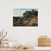 Ansicht in der Nähe von Volterra - Jean-Baptiste - Poster (Küche)