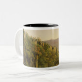 Ansicht in Matlock-Tal, blickend in Richtung Zweifarbige Tasse (Vorderseite Links)