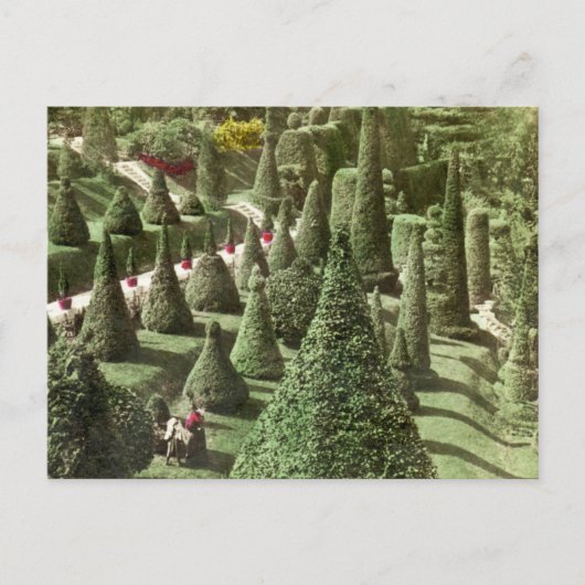 Ansicht in Mr. Hunnewell's Grounds, Wellesley, Mas Postkarte (Vorderseite)