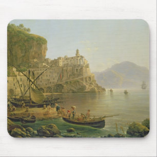 Ansicht in Richtung zu Atrani auf dem Amalfi, 1817 Mousepad