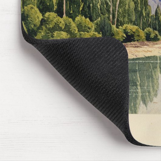 Ansicht in Yo-Semitetal Kalifornien Mousepad (Ecke)