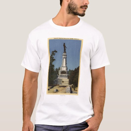 Ansicht James W. Marshall Monument # 2 T-Shirt (Vorderseite)