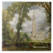 Ansicht John Constables | von Salisbury-Kathedrale Fliese (Vorderseite)