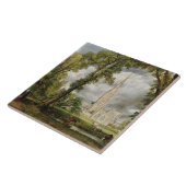 Ansicht John Constables | von Salisbury-Kathedrale Fliese (Seite)