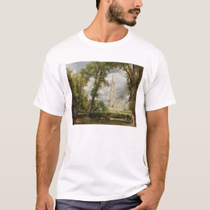 Ansicht John Constables   von Salisbury-Kathedrale T-Shirt