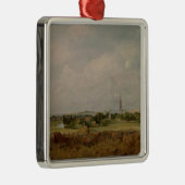 Ansicht John Constables | von Salisbury Silbernes Ornament (Rechts)
