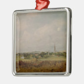 Ansicht John Constables | von Salisbury Silbernes Ornament (Links)