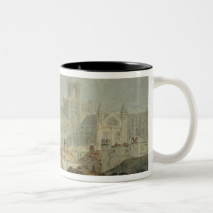 Ansicht Josephs Mallord William Turner   von Ely Zweifarbige Tasse