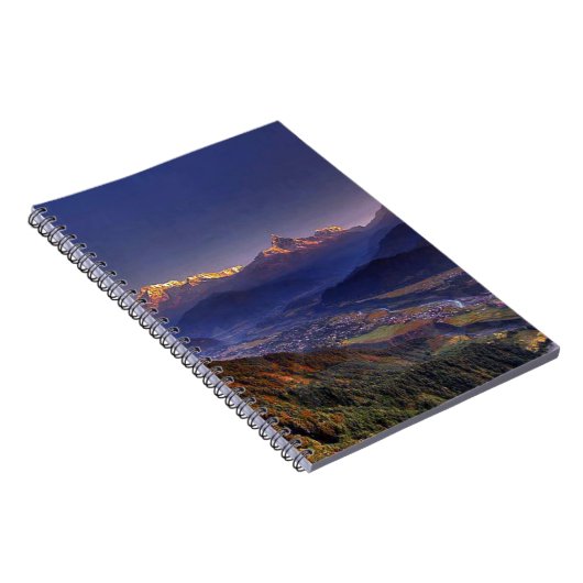 Ansicht-Landschaft: HIMALAJA POKHARA NEPAL Notizblock (Rechte Seite)