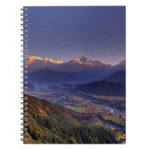 Ansicht-Landschaft: HIMALAJA POKHARA NEPAL Notizblock (Vorderseite)