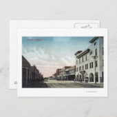 Ansicht Main StreetWoodland, CA Postkarte (Vorne/Hinten)