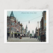 Ansicht Mariposa StreetFresno, CA Postkarte (Vorderseite)