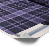 Ansicht mit Schafen und Friedlicher Landschaft Poster (Ecke)