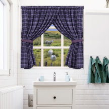 Ansicht mit Schafen und Friedlicher Landschaft