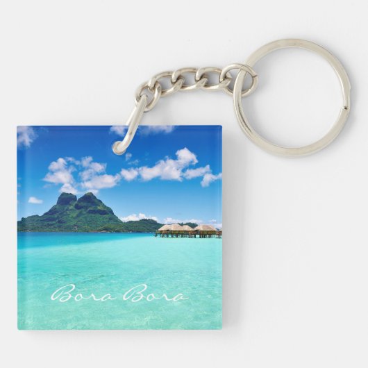 Ansicht Mt Otemanu Schlüsselanhänger (Rückseite)