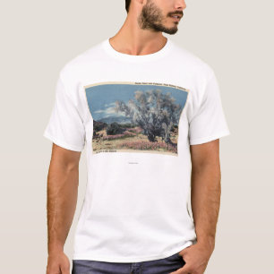 Ansicht Mt. San Gorgonio, Rauch-Bäume T-Shirt