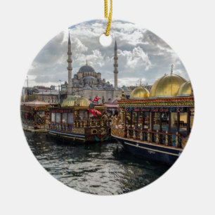 Ansicht nach Istanbul (die Türkei) Keramik Ornament