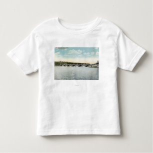Ansicht neuer See Quinsigamond Brücke Kleinkind T-shirt